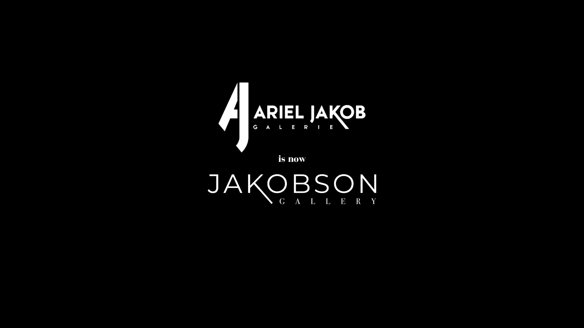 Image d'en-tête pour Jakobson Gallery; un lieu, une âme, un nouveau nom.
